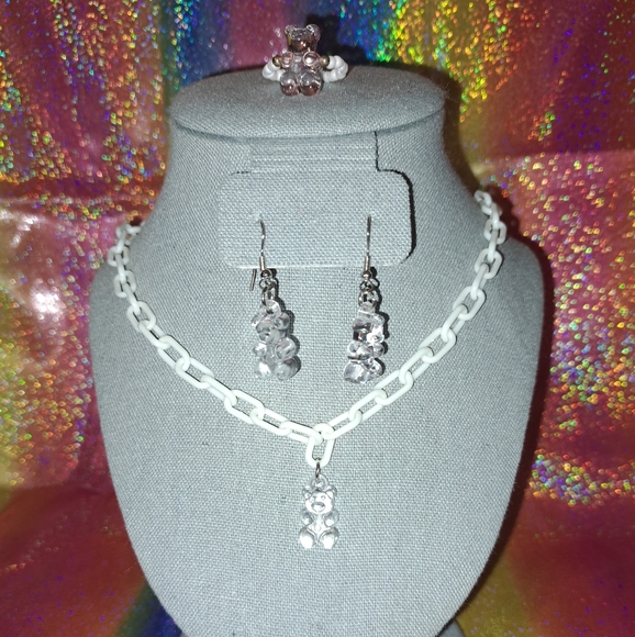 🐻🤍jewelry set🤍🐻 - Picture 1 of 8